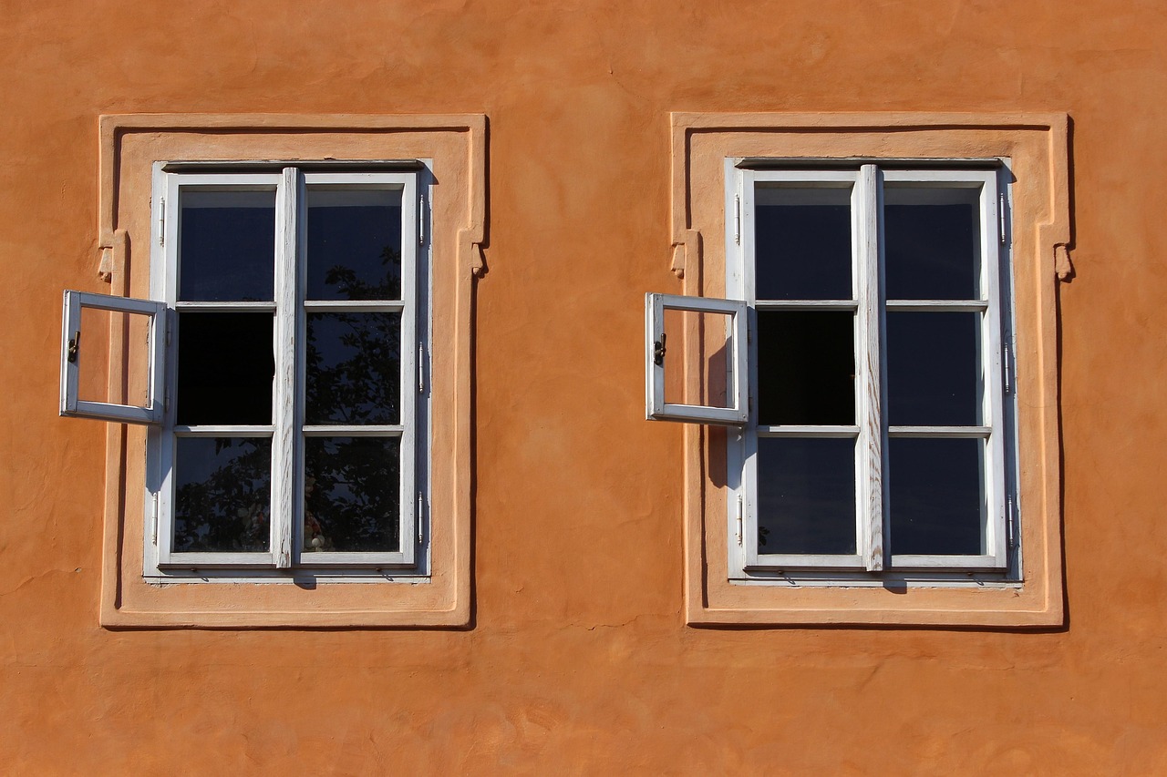 A fogged window pane in a Buffalo home